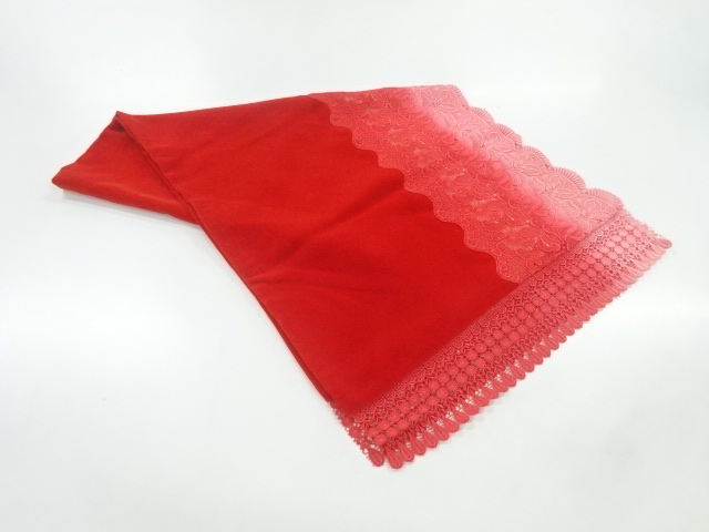 ビロードレース花模様ショール